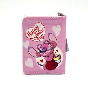 کیف پول استیچ صورتی