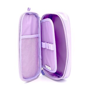 جامدادی پولکی کرومی یاسی