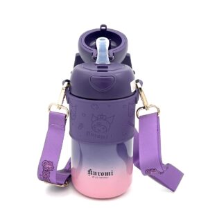 تراول ماگ بنددار کرومی بنفش