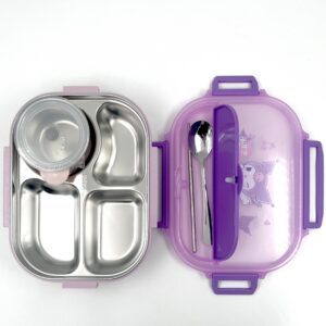 ظرف غذای فلزی کرومی یاسی