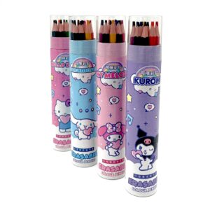 مداد رنگی فلزی سانریو ۱۲ رنگ