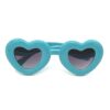عینک آفتابی قلبی آبی