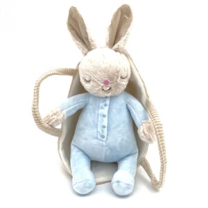 عروسک خرگوش خوابیده آبی