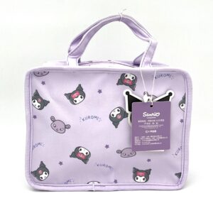 کیف لوازم آرایش کرومی یاسی