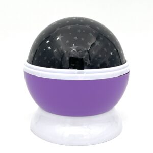 چراغ خواب ماه و ستاره بنفش