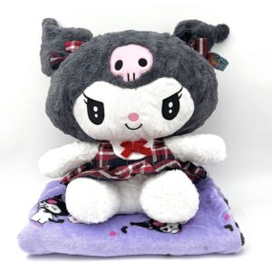 پتوبالشتی کرومی لباس چهارخونه قرمز