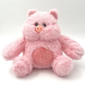 عروسک خوک نشسته صورتی