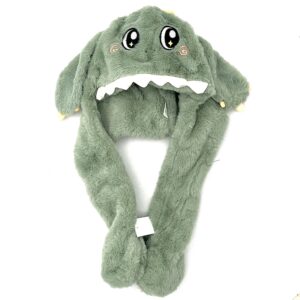 کلاه پمپی دایناسور سبز