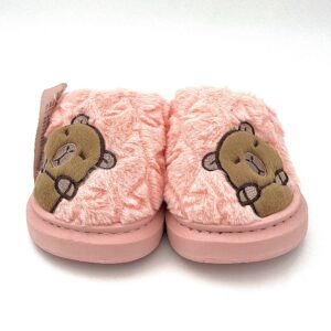 صندل بچگانه پشمی کاپی بارا صورتی