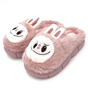 صندل بچگانه پشمی لبوبو صورتی