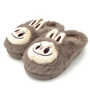 صندل بچگانه پشمی لبوبو قهوه ای