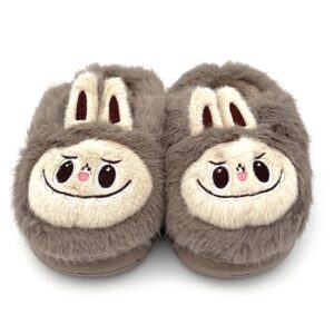 صندل بچگانه پشمی لبوبو قهوه ای