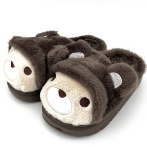 صندل بچگانه پشمی تدی قهوه ای