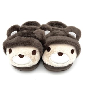 صندل بچگانه پشمی تدی قهوه ای