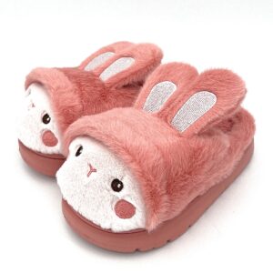 صندل بچگانه پشمی خرگوش صورتی