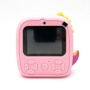 دوربین عکاسی چاپی دایناسور صورتی