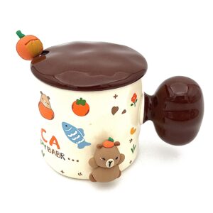 ماگ تدی عروسکی قهوه ای