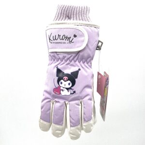 دستکش کرومی یاسی پاستلی