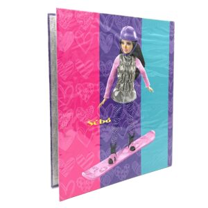 کلربوک باربی اسکیت سوار رنگی