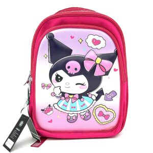 کوله پشتی کرومی پاپیون دار سرخابی