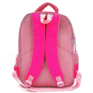 کوله پشتی یونیکورن رنگین کمانی سرخابی