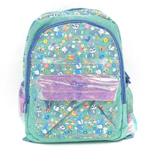 کوله پشتی خرگوش رنگین کمانی سبزآبی