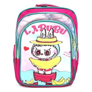 کوله پشتی لبوبو آبرنگی صورتی