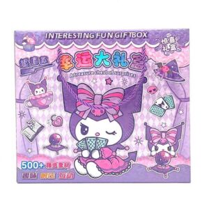 پک استیکر جعبه ای کرومی یاسی