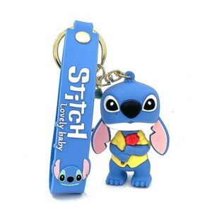 جاکلیدی سیلیکونی استیچ گل به دست