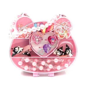 پک اکسسوری کیفی تدی صورتی