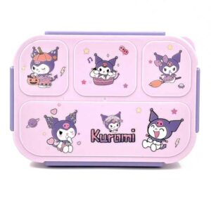 ظرف غذای کرومی ستاره ای یاسی