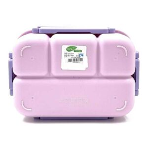 ظرف غذای کرومی ستاره ای یاسی