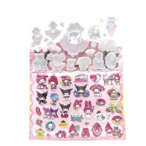 استیکر دو برگی سانریو صورتی