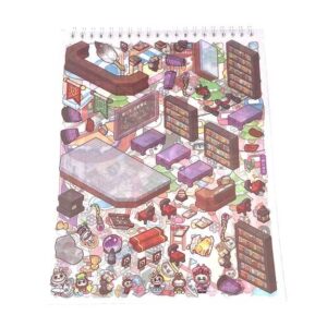 دفتر استیکر سه بعدی لبوبو عینکی