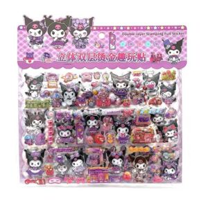 استیکر دو برگی کرومی قلبی