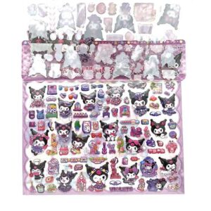 استیکر دو برگی کرومی قلبی