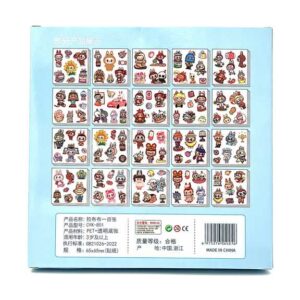 استیکر ۱۰۰ عددی لبوبو آبی