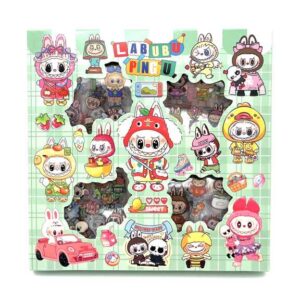 استیکر ۱۰۰ عددی لبوبو سبز