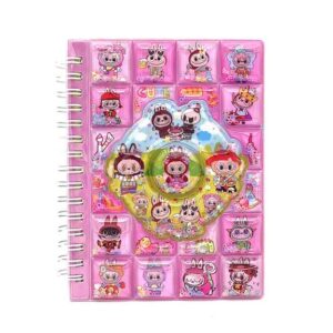 دفترچه یادداشت آکواریومی لبوبو صورتی