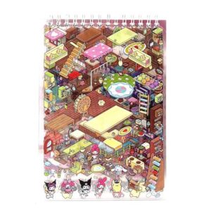 دفتر استیکر سه بعدی سینمارول آبی