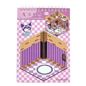 دفتر استیکر سه بعدی سینمارول آبی