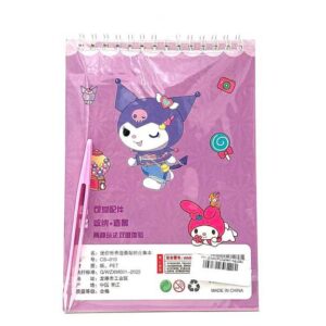 دفتر استیکر سه بعدی کرومی یاسی