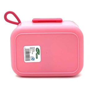 ظرف غذای فلزی در شفاف کیتی صورتی