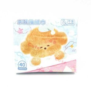 دستمال کاغذی مربعی پاپی پاستلی