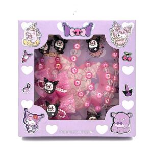 ست اکسسوری سرخابی کرومی