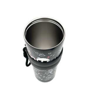 تراول ماگ استوانه ای لبوبو مشکی