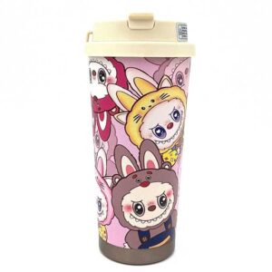 تراول ماگ لبوبو و حیوانات صورتی