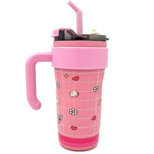 تراول ماگ دسته دار چهارخونه لبوبو