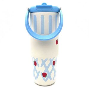 تراول ماگ دسته دار گربه پاستلی