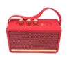 اسپیکر طرح رادیو مستطیلی قرمز